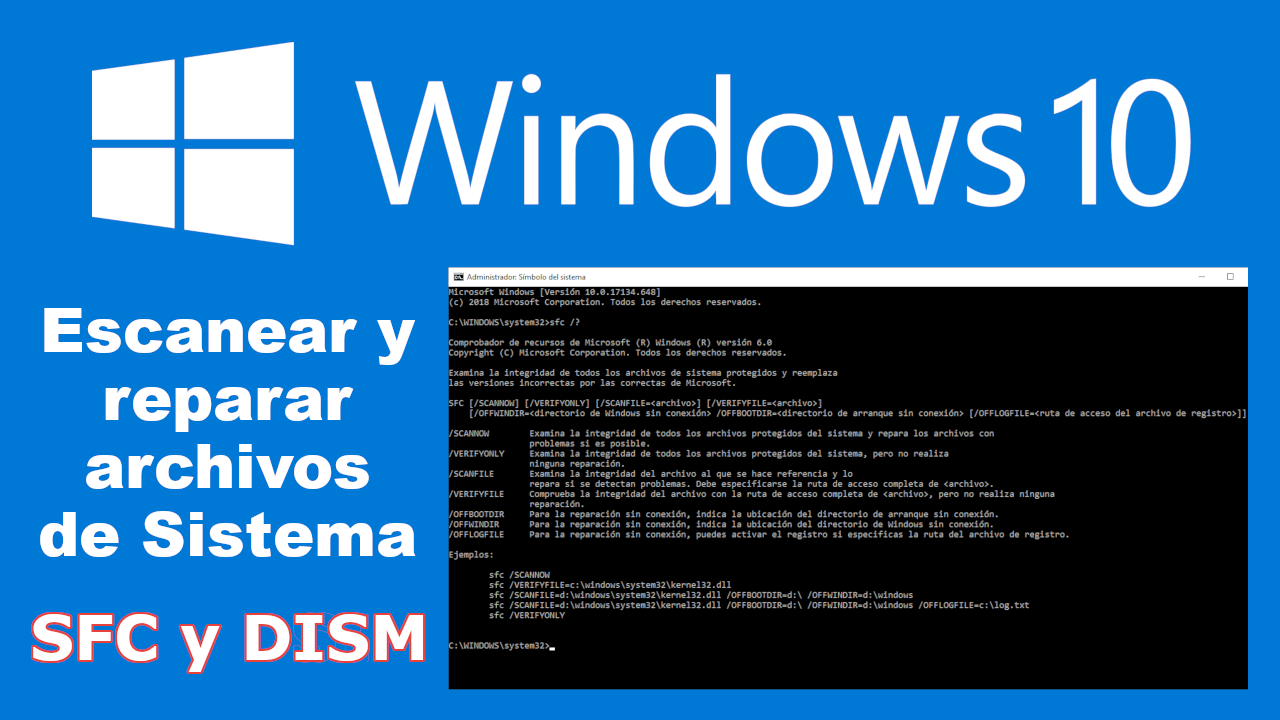 Reparar Los Archivos De Sistema De Windows 10 Sfc Y Dism 9574